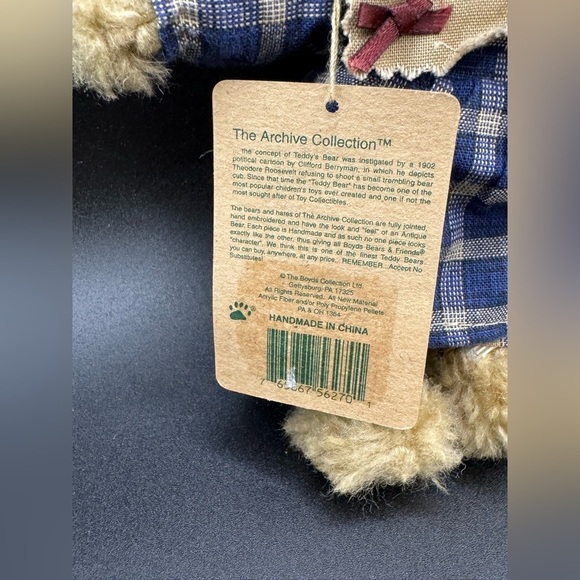 Boyds Bears Cappuccino Frenzy #56271 W/ The Archive Collection 1999 6” ornament - Picture 4 of 5